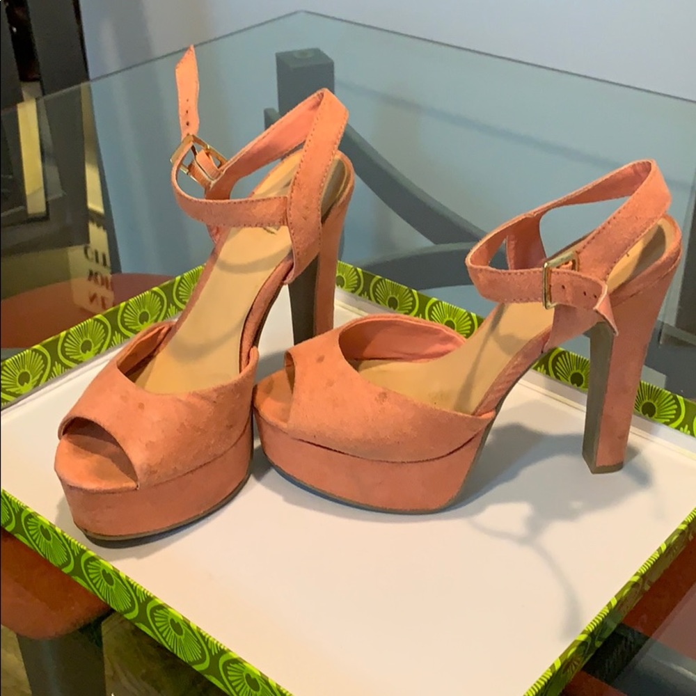 Olsenboye platform heels - suede -